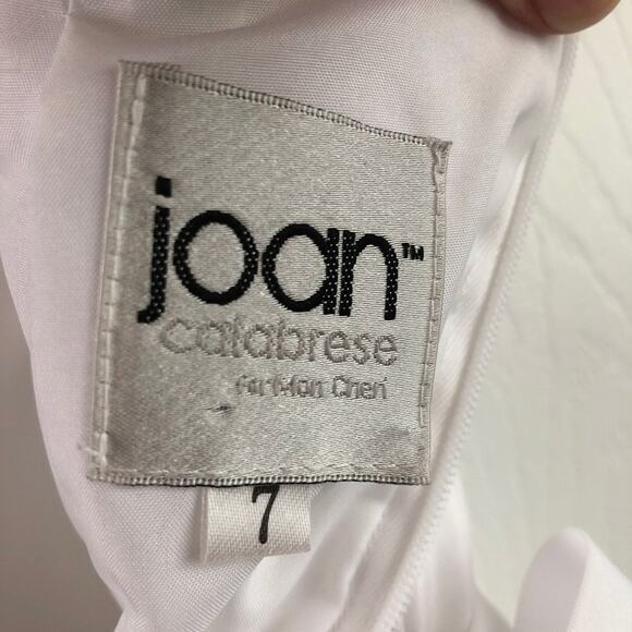 Joan Calabrese Girls formal dress in white aged 7 - Picture 11 of 12